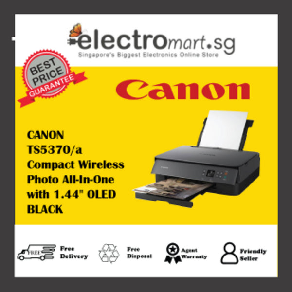 CANON TS5370/a Compact Wireless Photo All-In-One with 1.44" OLED