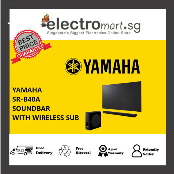 YAMAHA SR-B40A SOUNDBAR WITH WIRELESS SUB