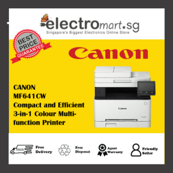 CANON MF641Cw Compact and Efficient 3-in-1 Colour Multifunction Printer