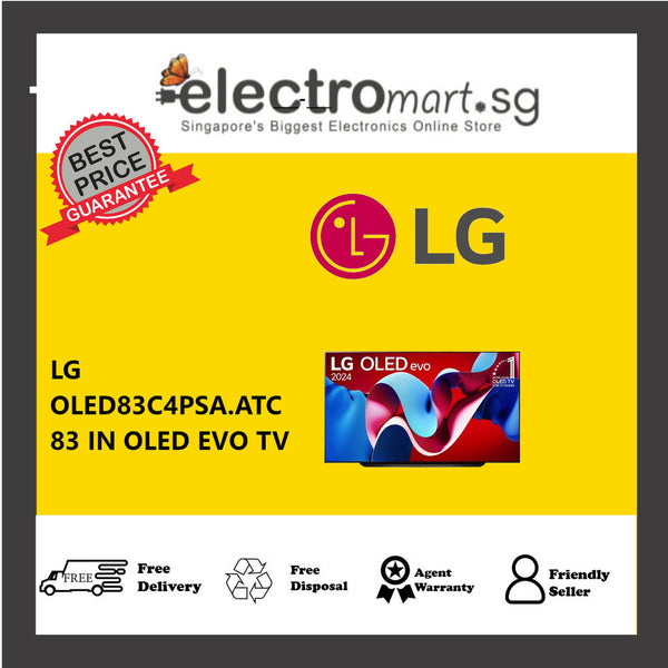 LG OLED83C4PSA.ATC 83 IN OLED EVO TV