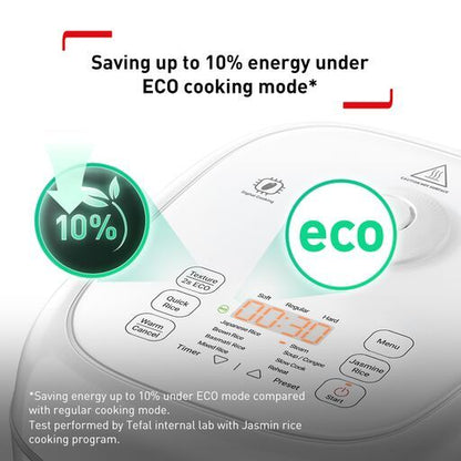 TEFAL RK7711 Delirice Fuzzy Logic Rice Cooker (1.8L)