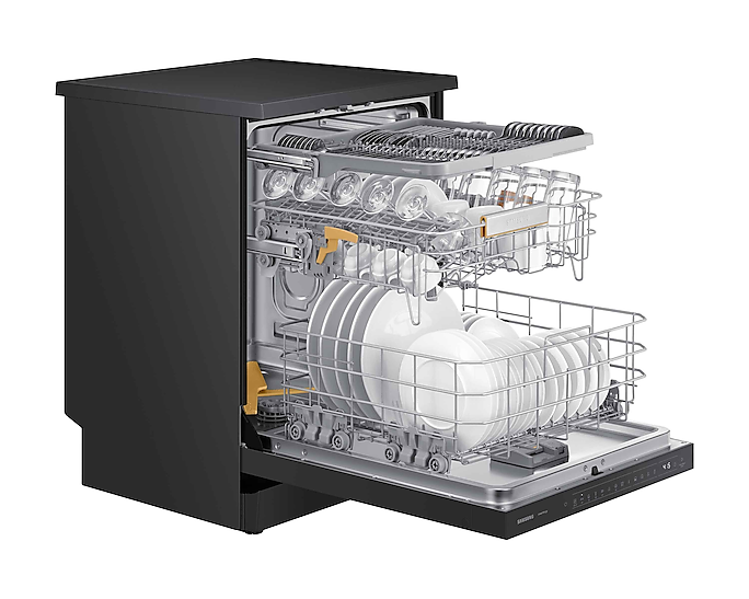 SAMSUNG DW60CB750FAPSP Bespoke Freestanding Dishwasher, 14 Place  Settings