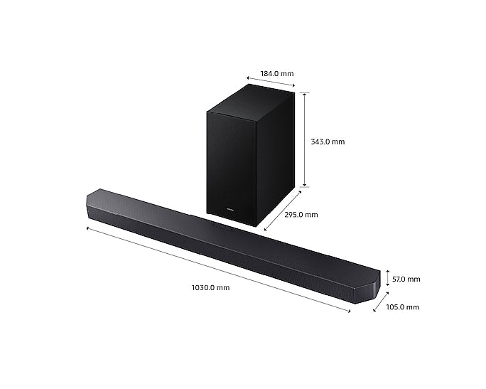 SAMSUNG HW-Q600F/XS Q-Series Soundbar 3.1.2ch Subwoofer