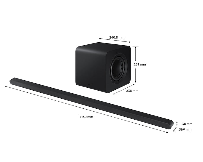 Samsung HW-S800D/XS Ultra Slim Soundbar 3.1.2ch Sub Woofer