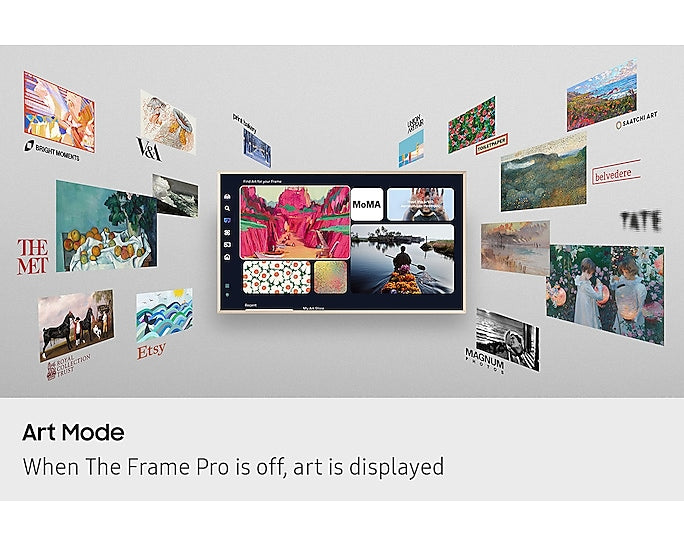 SAMSUNG QA75LS03FWK The Frame Pro 4K Samsung Vision AI Smart TV 75inch