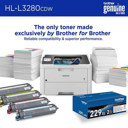 BROTHER  HL-L3280CDW Wireless Compact  Digital Color Printer