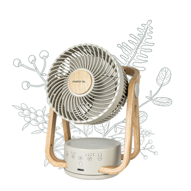 MISTRAL MHV840R-G DC High Velocity Fan with Remote 8”