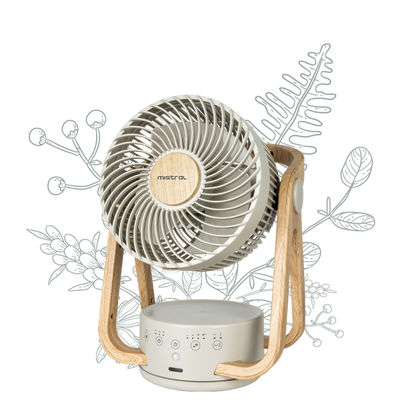 MISTRAL MHV840R-G DC High Velocity Fan with Remote 8”