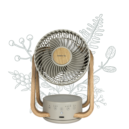 MISTRAL MHV840R-G DC High Velocity Fan with Remote 8”