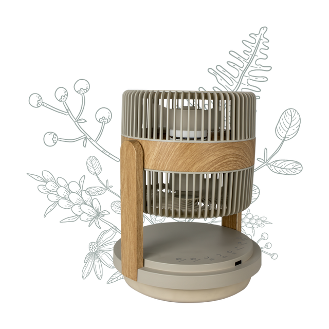 MISTRAL MHV812R2-G Double Blade DC High Velocity Fan with Remote 8”