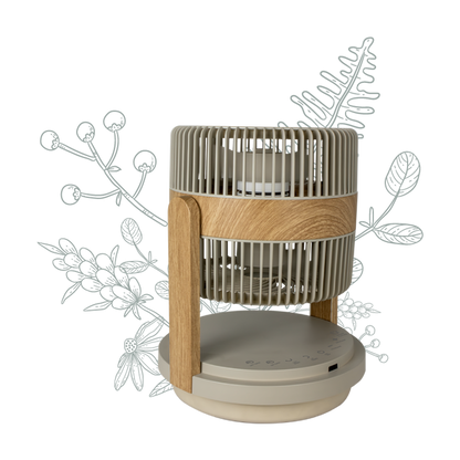 MISTRAL MHV812R2-G Double Blade DC High Velocity Fan with Remote 8”