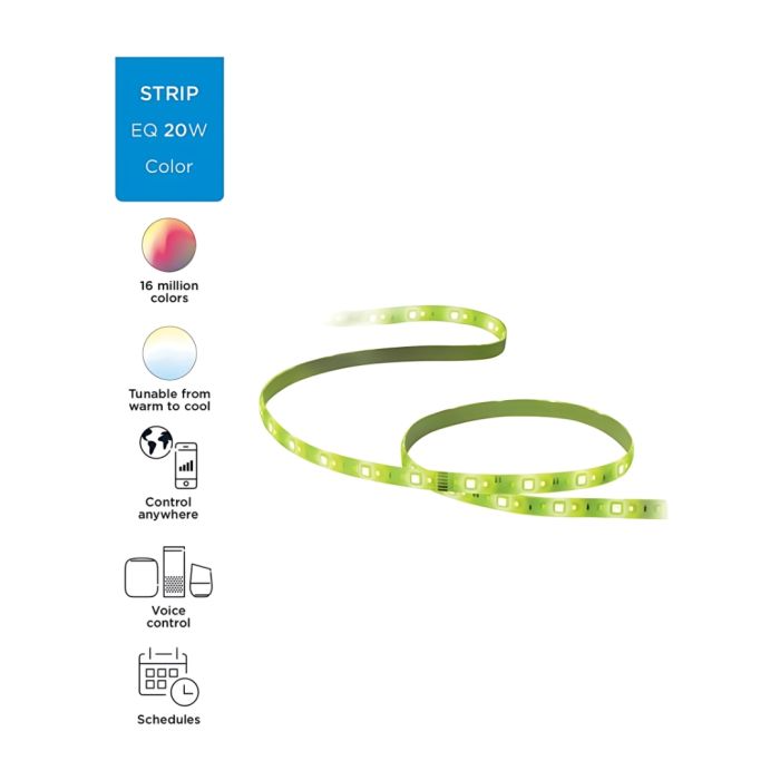 WiZ LED STRIP 2M 1600LM STARTER KIT COLOR
