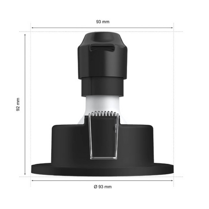 PHILIPS Xamento Hue Recessed black 1x4.2W