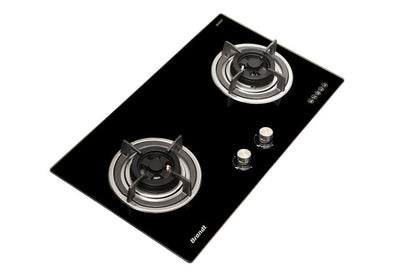 BRANDT TG2282BBP/BBL (Battery Ignition) 2 Burners Gas Hob 80cm