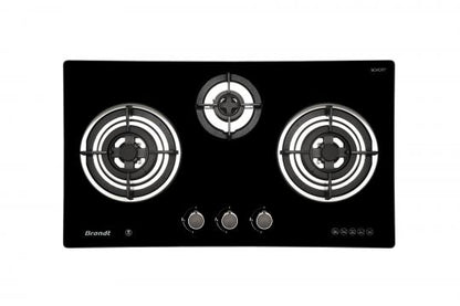 BRANDT TG9905BBP/BBL 3 Burners Gas Hob 80cm