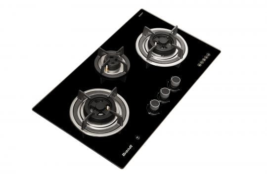 BRANDT TG9905BBP/BBL 3 Burners Gas Hob 80cm