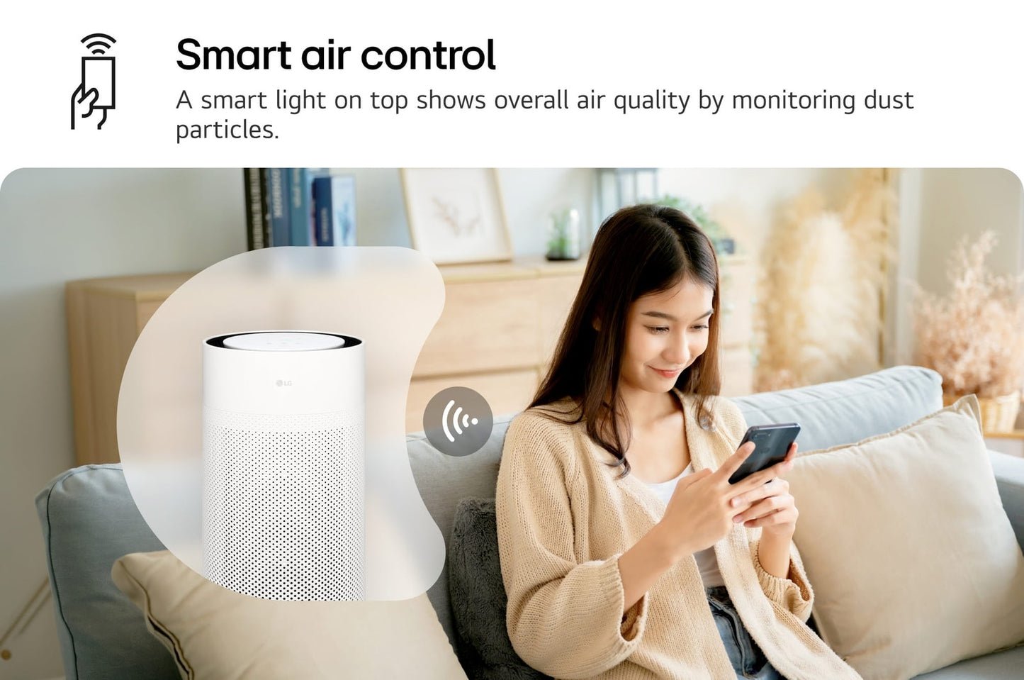 LG AS35GGW20.AHK 32㎡ PuriCare™ Air Purifier