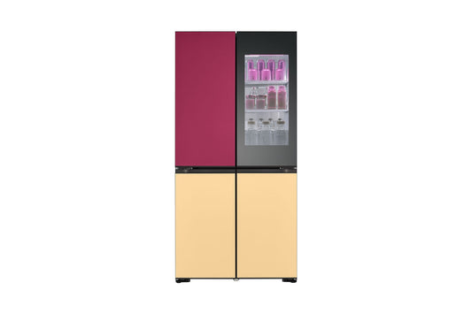 LG GF-Q527MU InstaView® Fridge with MoodUP™ LED Colour Panels 527L