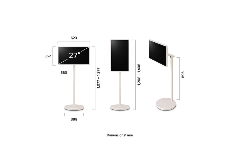 LG 27LX6TDGA StanbyME 2 Super Portable Touch Screen 27 inch