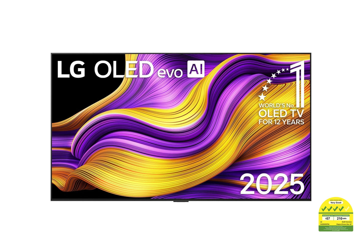 LG OLED65G5PSA OLED evo AI G5 4K Smart TV 65inch