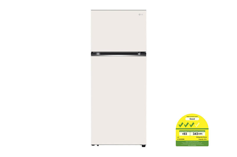 LG  GT-B3952BN Top Freezer with Smart  Inverter Compressor in  Objet Collection Beige 395L