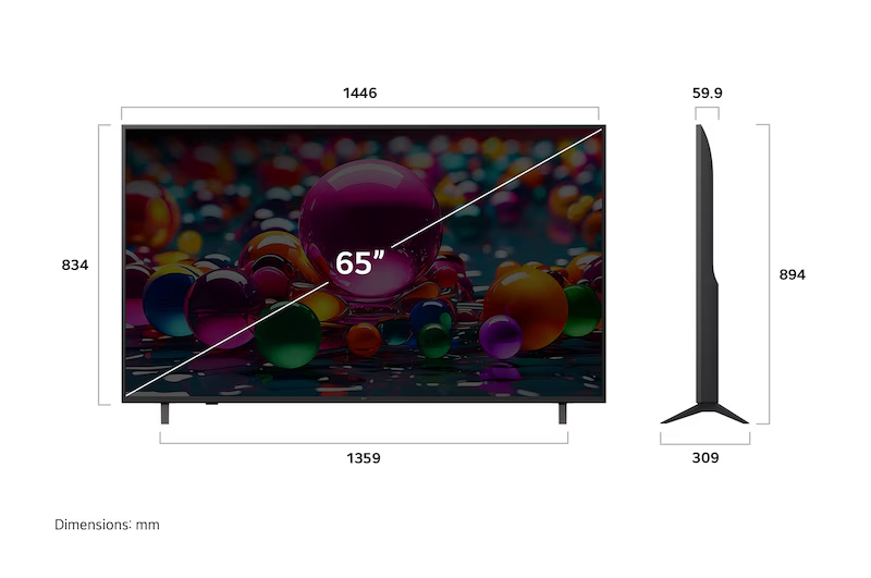 LG 65UA8055PSA 4K UHD AI TV UA80 HDR10 65inch