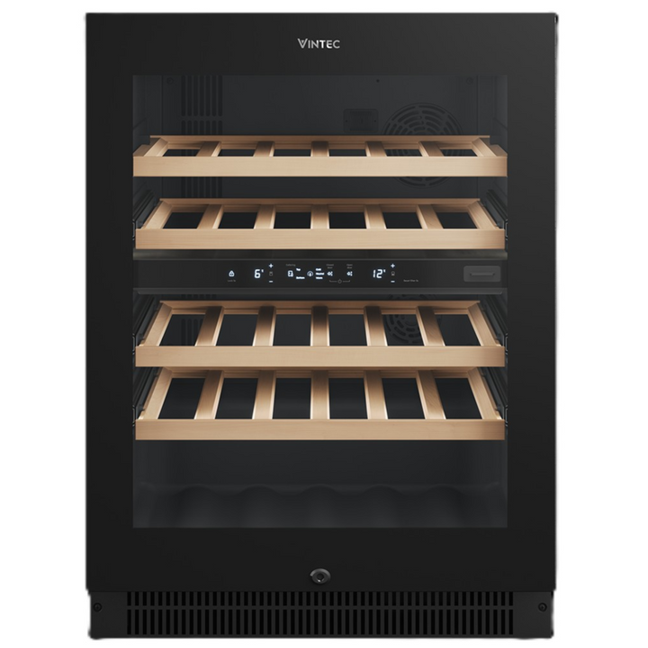 VINTEC VWD820SCB-X Dual-Zone Wine Chiller 40 Bottles