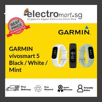 GARMIN vívosmart 5 Black / White / Mint S/M