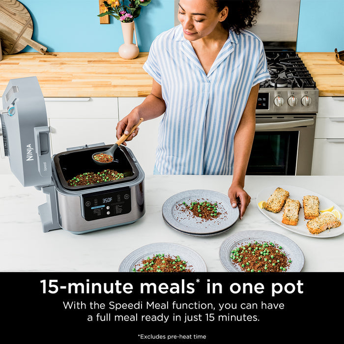 SharkNinja ON401SM 10-in-1 Rapid Cooker & Air Fryer