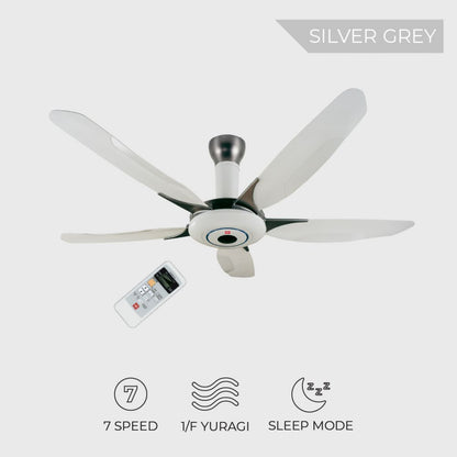 KDK Z60WS 5-Blades Remote Control AC Ceiling Fan (150cm)