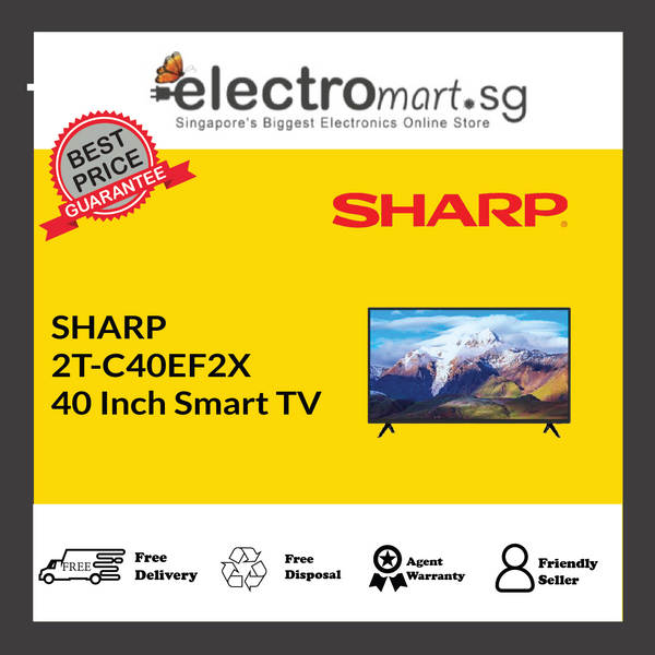 SHARP 2T-C40EF2X 40 Inch Smart TV