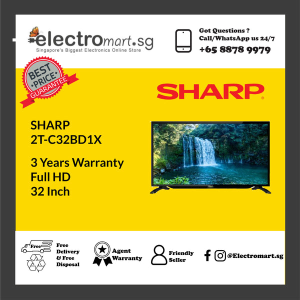 SHARP 2TC32BD1X 32 IN HD LED TV