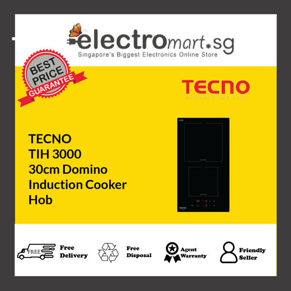 TECNO TIH 3000 30cm Domino  Induction Cooker  Hob