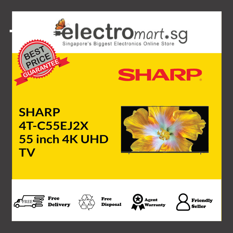 SHARP 4T-C55EJ2X 55 inch 4K UHD  TV