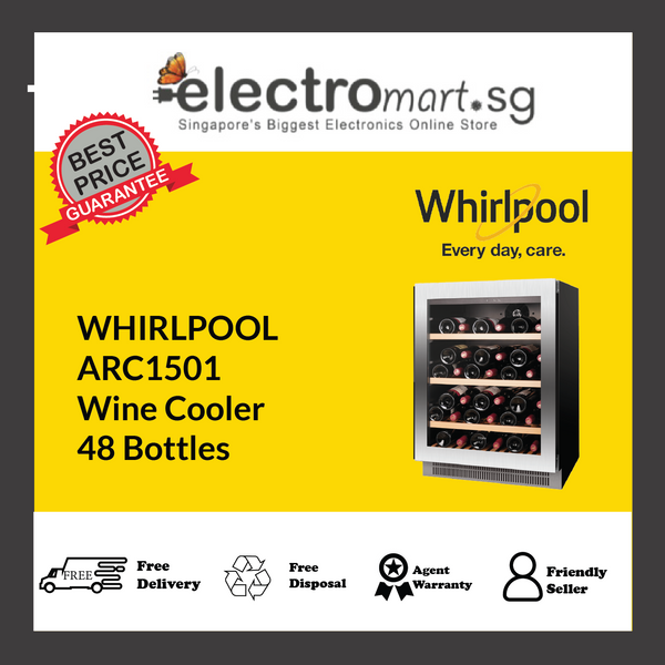 WHIRLPOOL ARC1501 Wine Cooler  48 Bottles