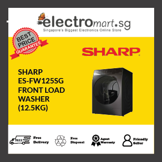 SHARP ES-FW125SG FRONT LOAD WASHER (12.5KG)