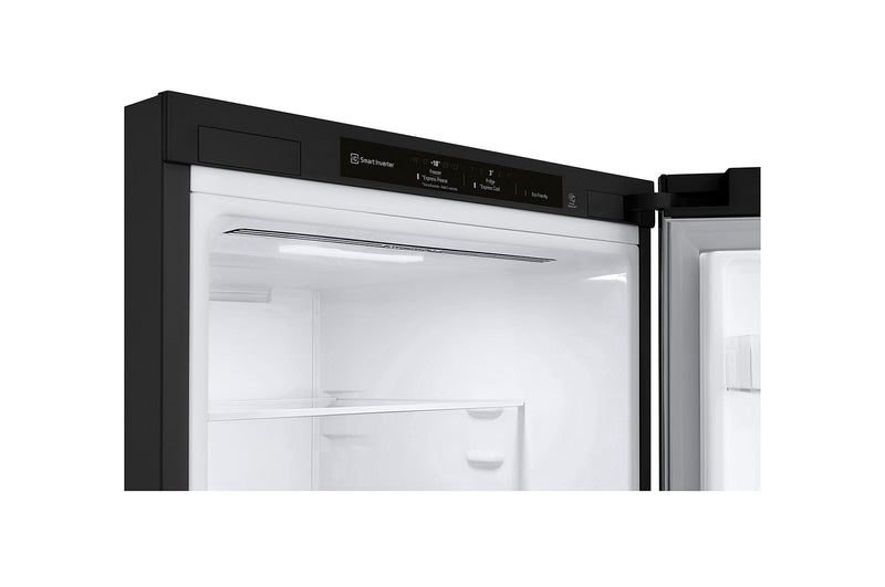 LG  GB-B3442MC 341L Bottom Freezer  with Smart Inverter  Compressor in  Matt Black