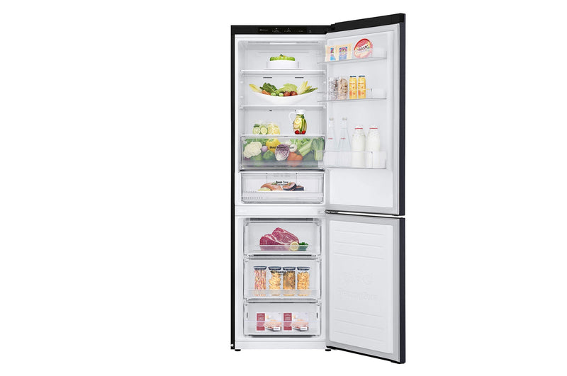 LG  GB-B3442MC 341L Bottom Freezer  with Smart Inverter  Compressor in  Matt Black