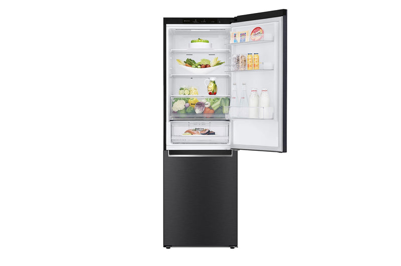 LG  GB-B3442MC 341L Bottom Freezer  with Smart Inverter  Compressor in  Matt Black