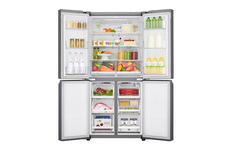 LG  GF-B4539PZ 464L  multi-door- refrigerators with  Inverter Linear  Compressor in  Platinum Silver