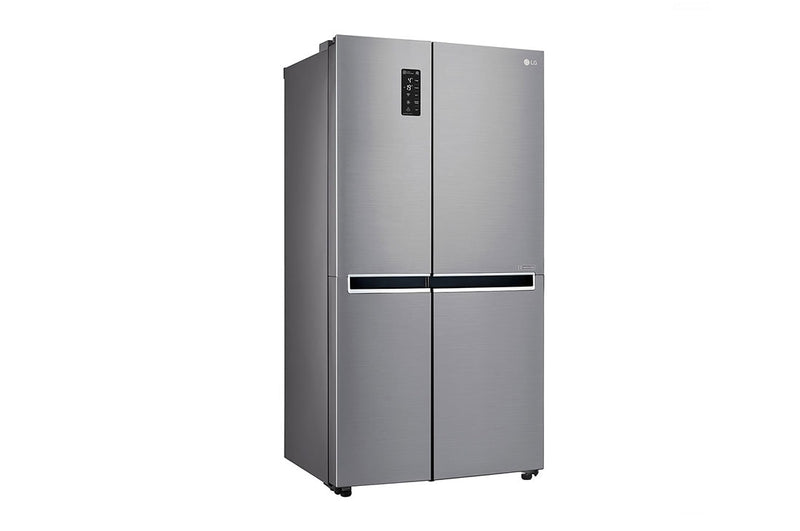 LG  GS-B6263PZ 626L  side-by-side-fridge  with Inverter Linear  Compressor in Platinum  Silver