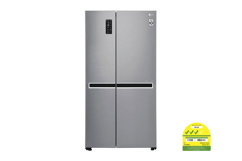 LG  GS-B6269PZ 626L  side-by-side-fridge  with Inverter Linear  Compressor in  Platinum Silver