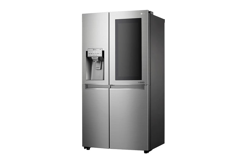 LG  GS-X6011NS 601L  side-by-side-fridge  with InstaView  Door-in-Door™  in Noble Steel