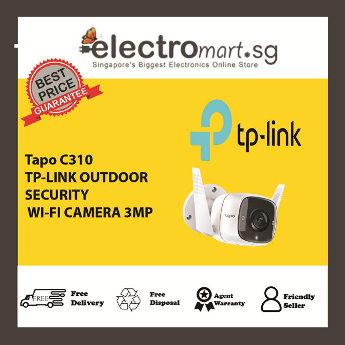 TP-LINK OUTDOOR SECURITY WI-FI CAMERA 3MP