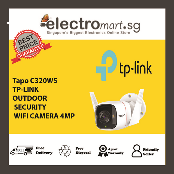 TP-LINK OUTDOOR SECURITY WIFI CAMERA 4MP