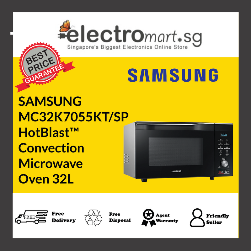 SAMSUNG MC32K7055KT/SP HotBlast™ Convection Microwave Oven 32 L