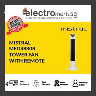 MISTRAL MFD4880R TOWER FAN  WITH REMOTE