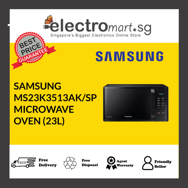 SAMSUNG MS23K3513AK/SP MICROWAVE OVEN (23L)