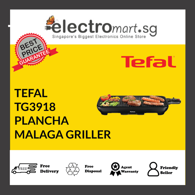 TEFAL TG3918 PLANCHA  MALAGA GRILLER