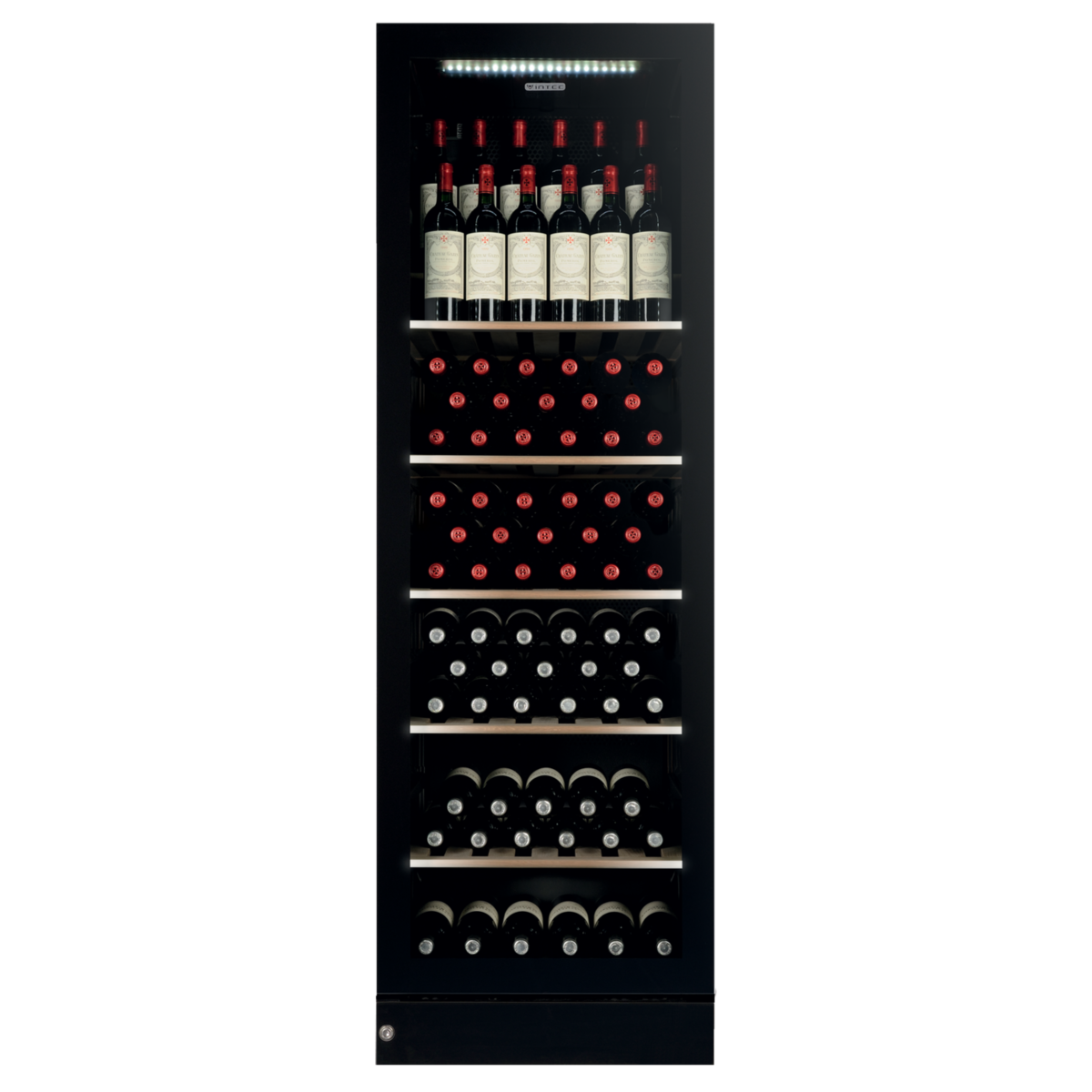 Vintec V190SG2EBK 198 Bottle Single/Multi-Temp Wine Cabinet